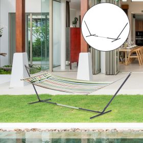 Universal Hammock Stand 10- Adjustable Stand Space-Saving and Portable Carrying for Indoor and Outdoor Use (Option: Black-1190x350x120 mm)